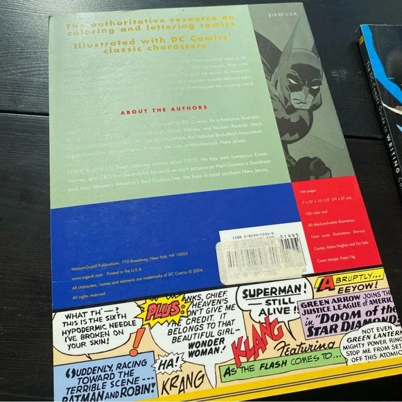DC Comics 2 Set Guide to Coloring & Lettering Comics Writing Comics. - Picture 9 of 11